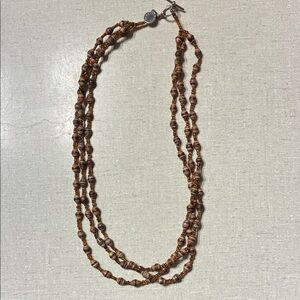 Bead For Life Brown Beaded Necklace